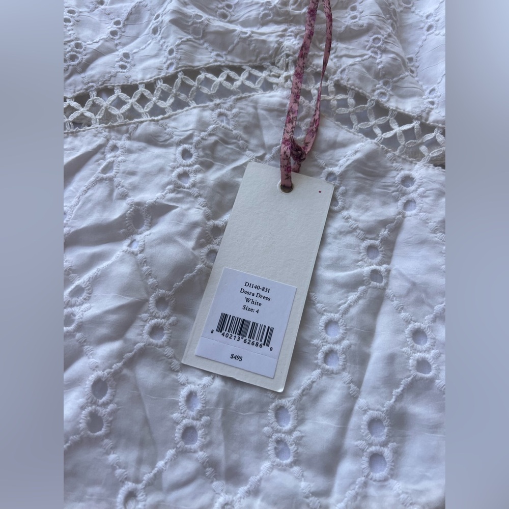 Loveshack Fancy Desra Dress In White Size 4 $495
Brand new with tags - Picture 3 of 7